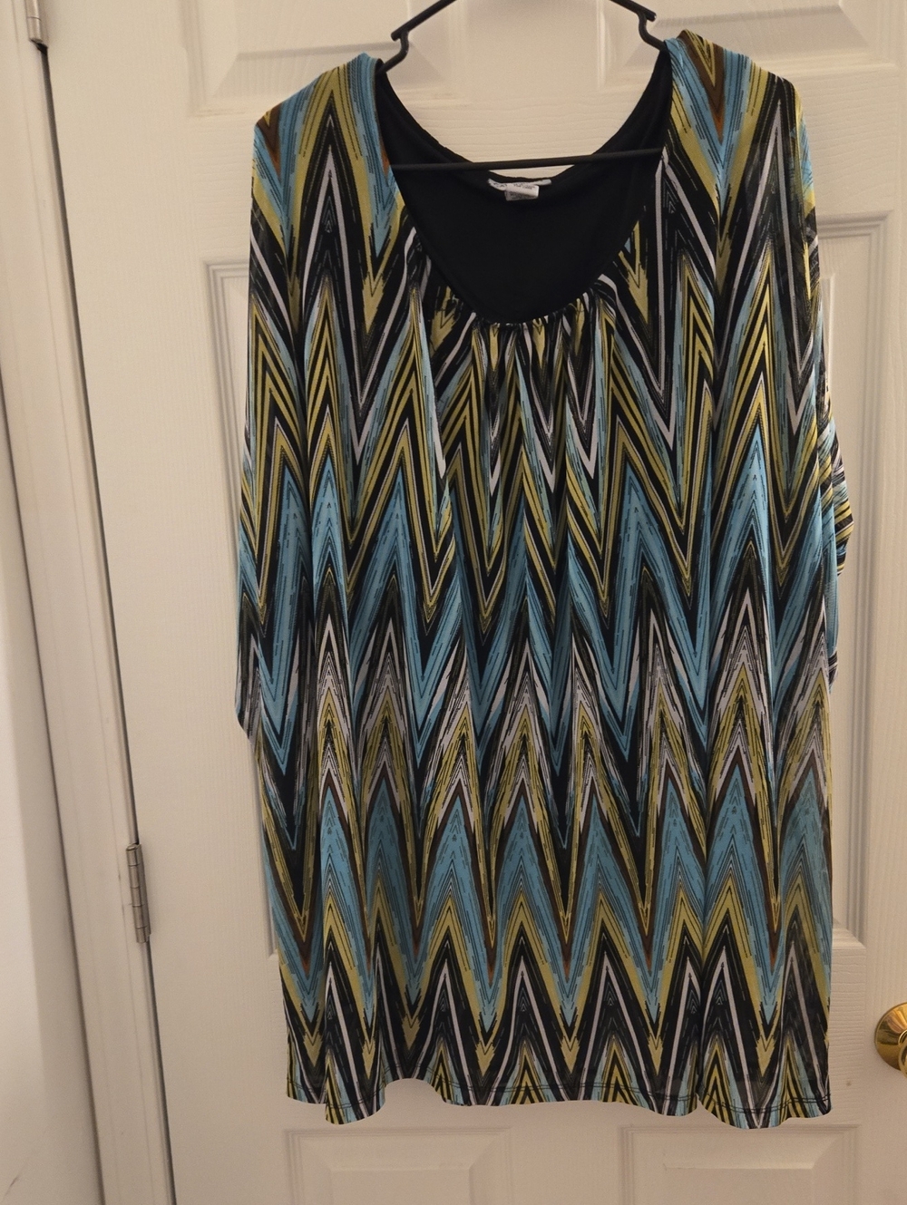 Catherines Multi Colored Layered Blouse